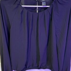 Catherine Malandrino Navy Blue Blouse